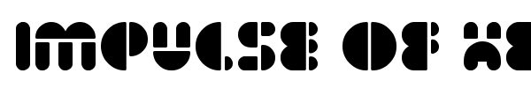 impulse of heart font preview